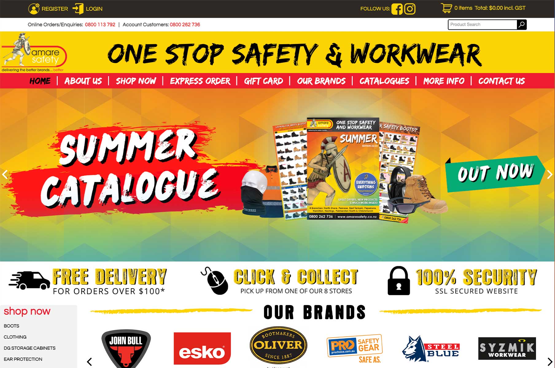 Amare Safety Website