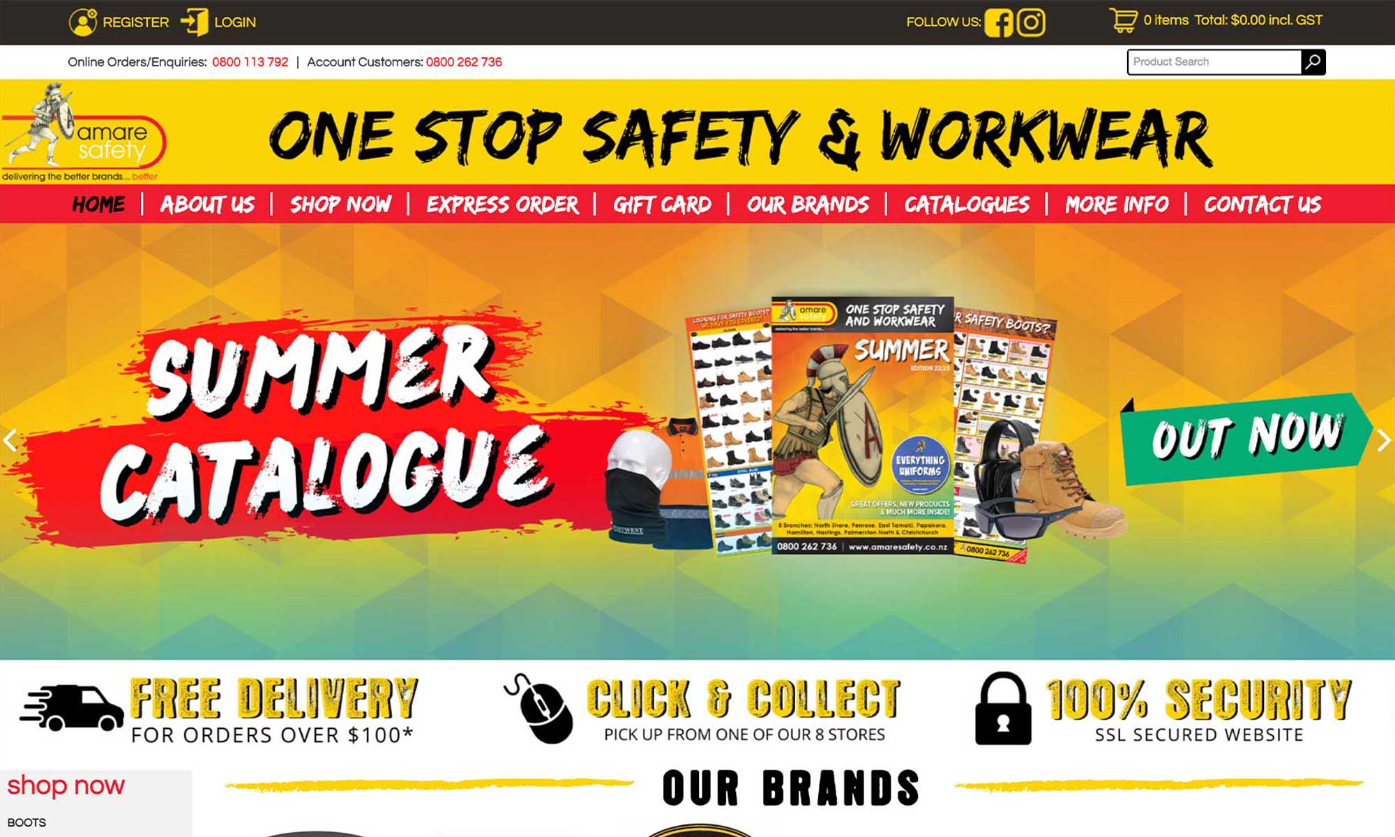 Amare Safety - Old Website