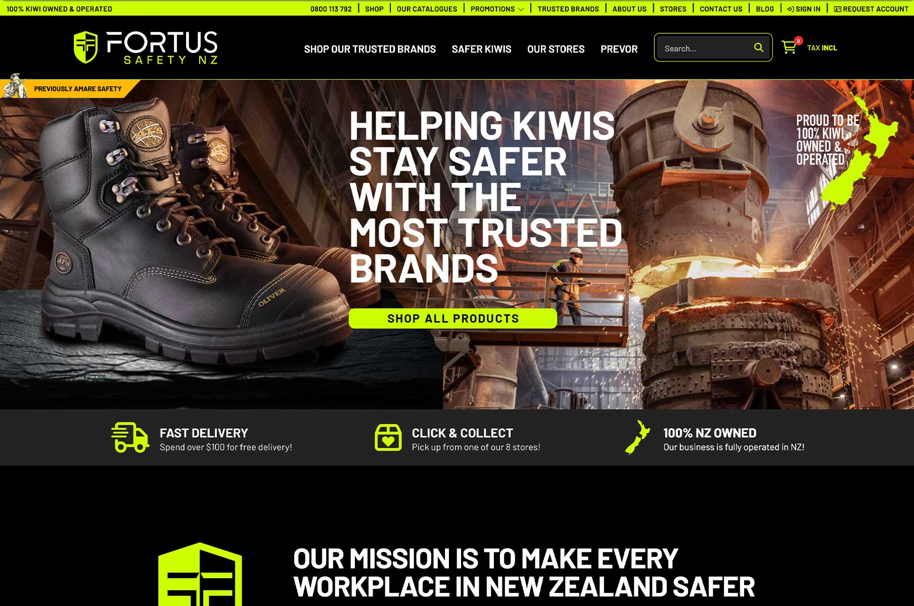 Fortus Safety Website