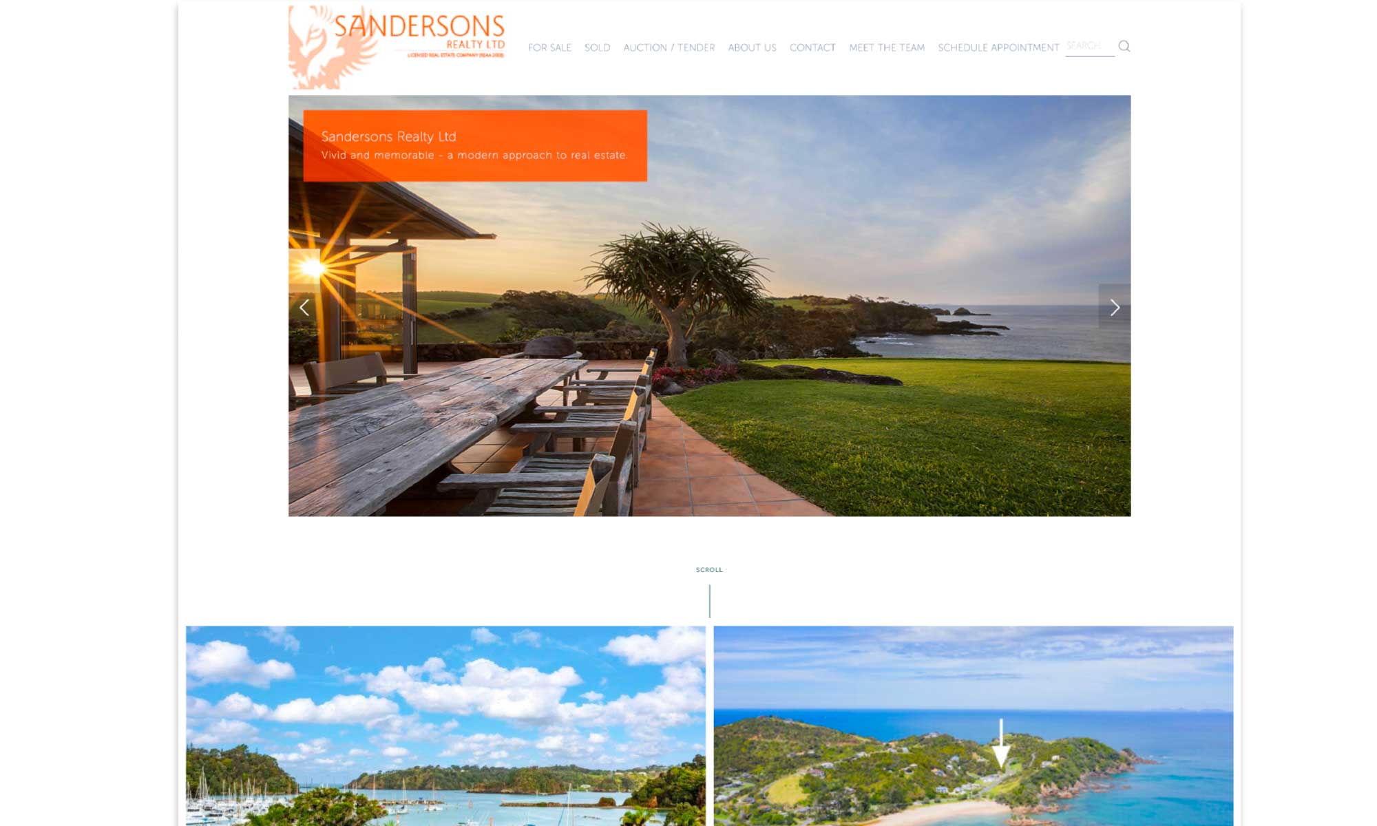 Sandersons Reality - Old Website