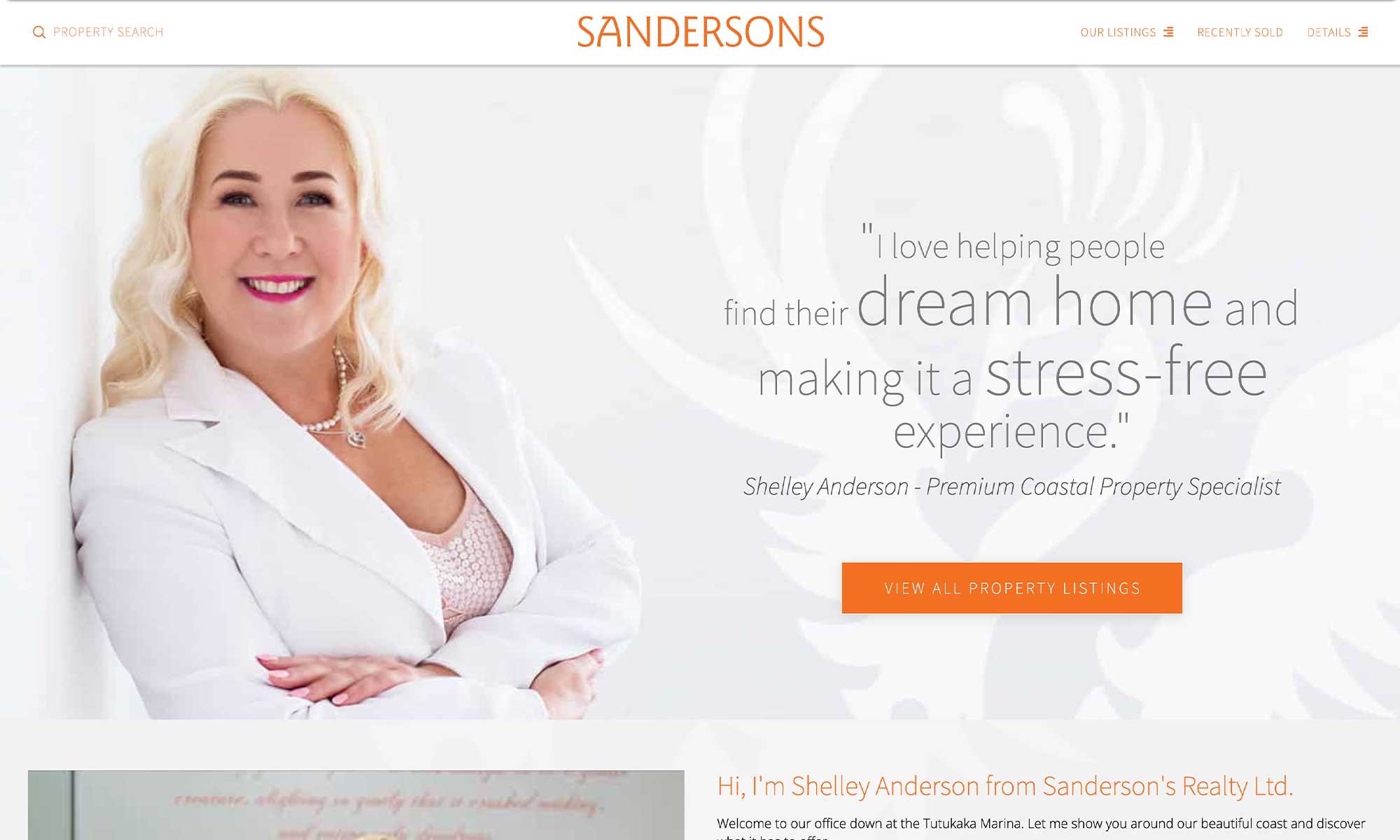 Sandersons Reality - Website
